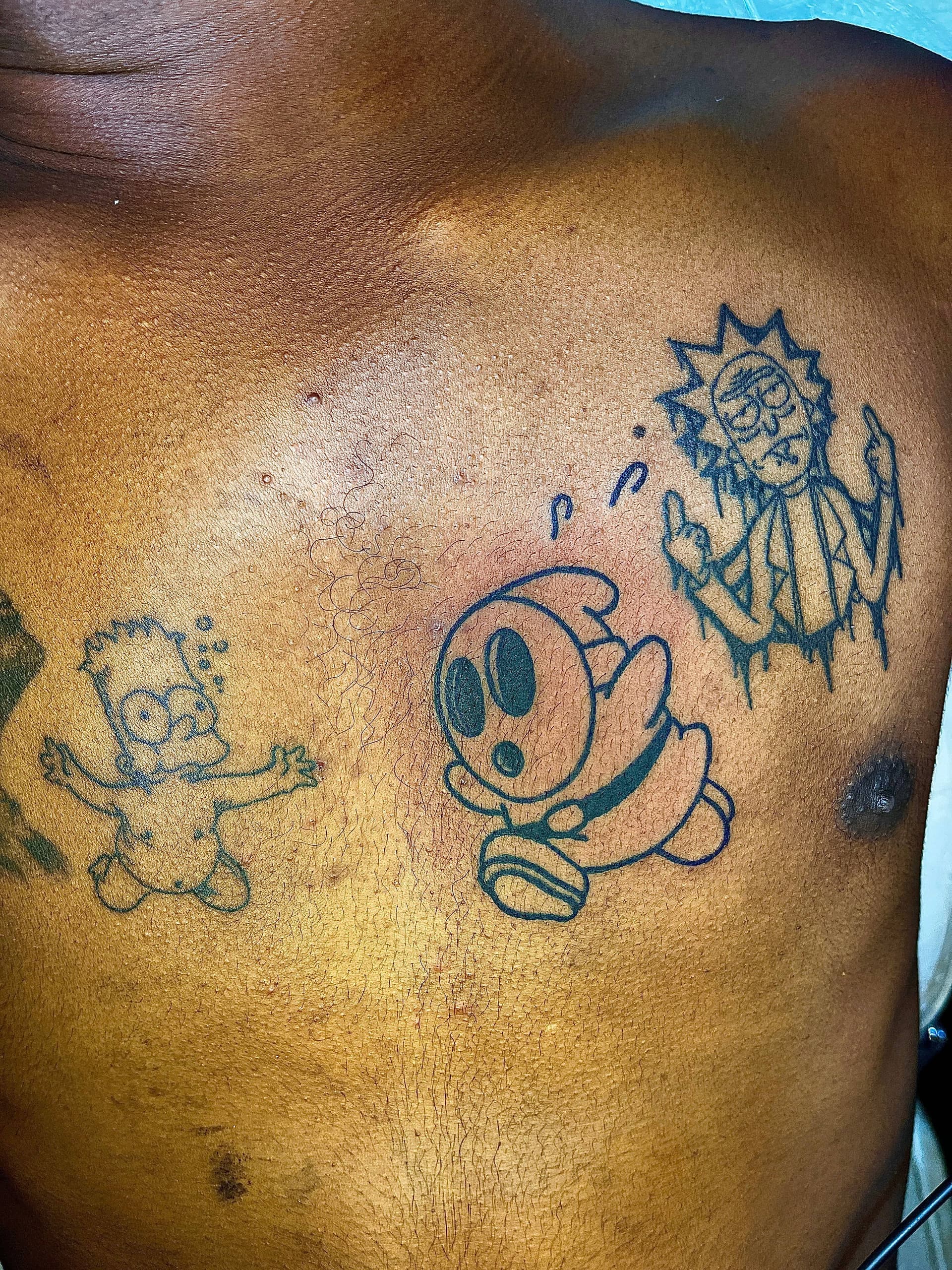tattoos - chest